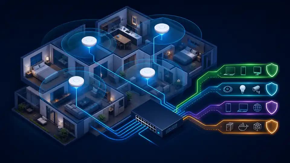 家庭开源网关 05｜AP、Mesh、VLAN 与多网段局域网规划